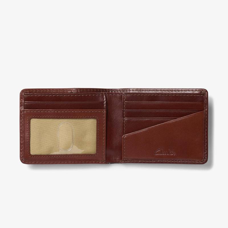 クラークス Shine Passcase Wallet ブラウン | CLKS-84162