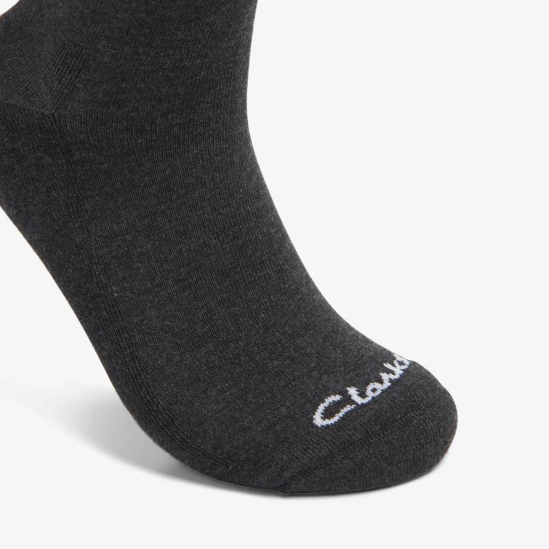 クラークス Solid Crew Sock グレー | CLKS-84180