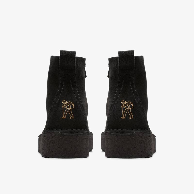クラークス Trek Wedge Boot 黒 | CLKS-84716