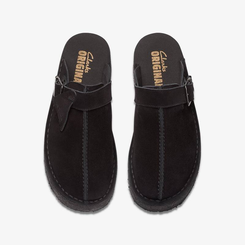 クラークス Trek Wedge Mule 黒 | CLKS-84759