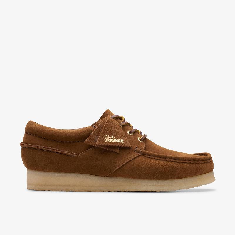 クラークス Wallabee Boat ブラウン | CLKS-84502