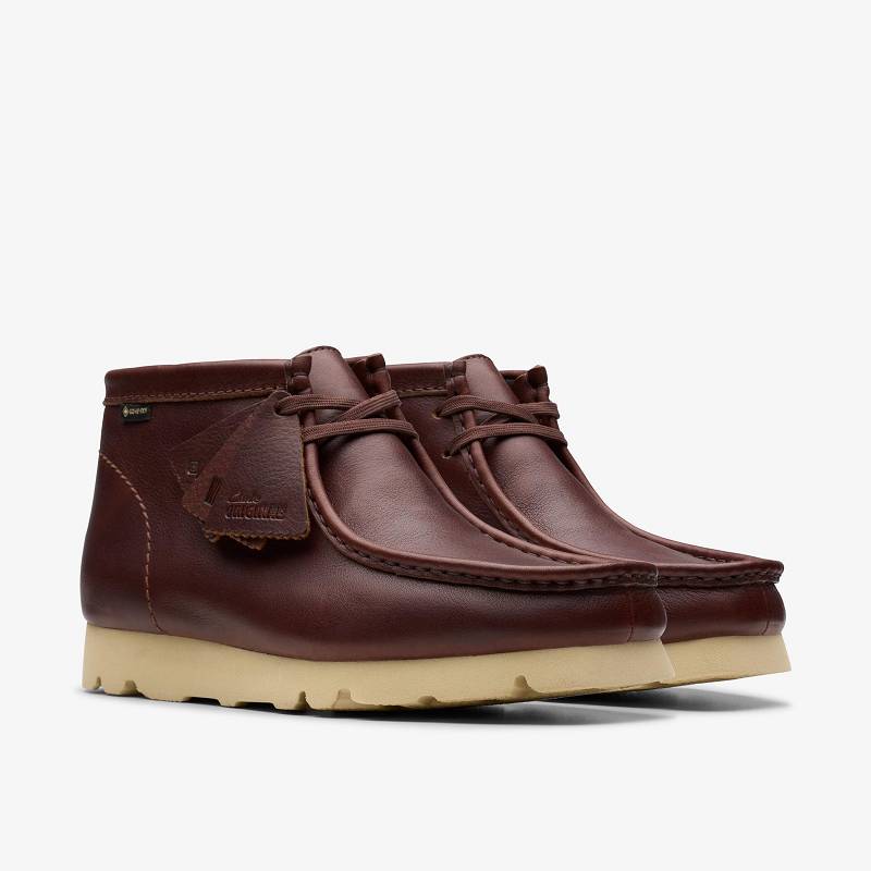 クラークス Wallabee Boot Gore-Tex ブラウン | CLKS-84517