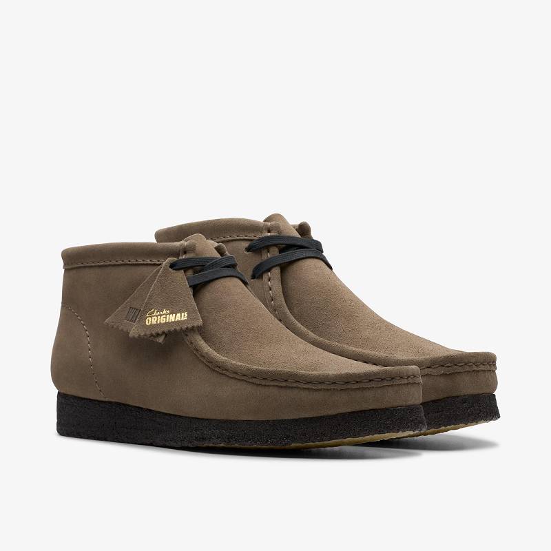 クラークス Wallabee Boot 暗グレー | CLKS-84626