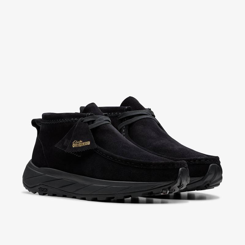 クラークス Wallabee Eden 黒 黒 | CLKS-84255