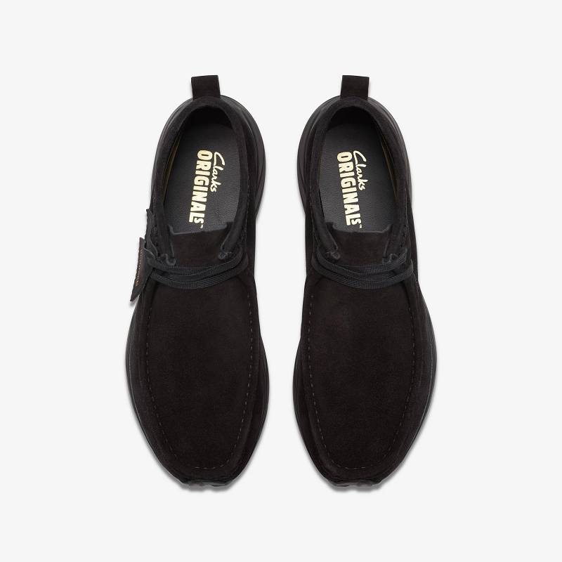 クラークス Wallabee Eden 黒 黒 | CLKS-84255