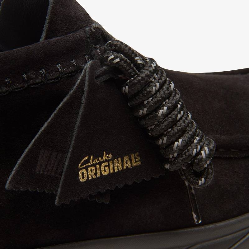 クラークス Wallabee Eden 黒 黒 | CLKS-84255
