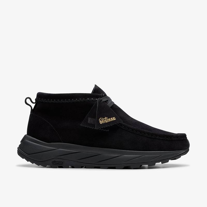 クラークス Wallabee Eden 黒 黒 | CLKS-84255
