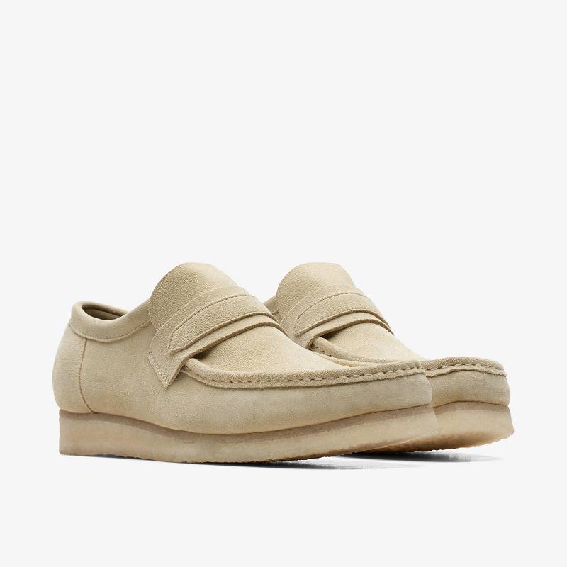 クラークス Wallabee Loafer ベージュ | CLKS-84299
