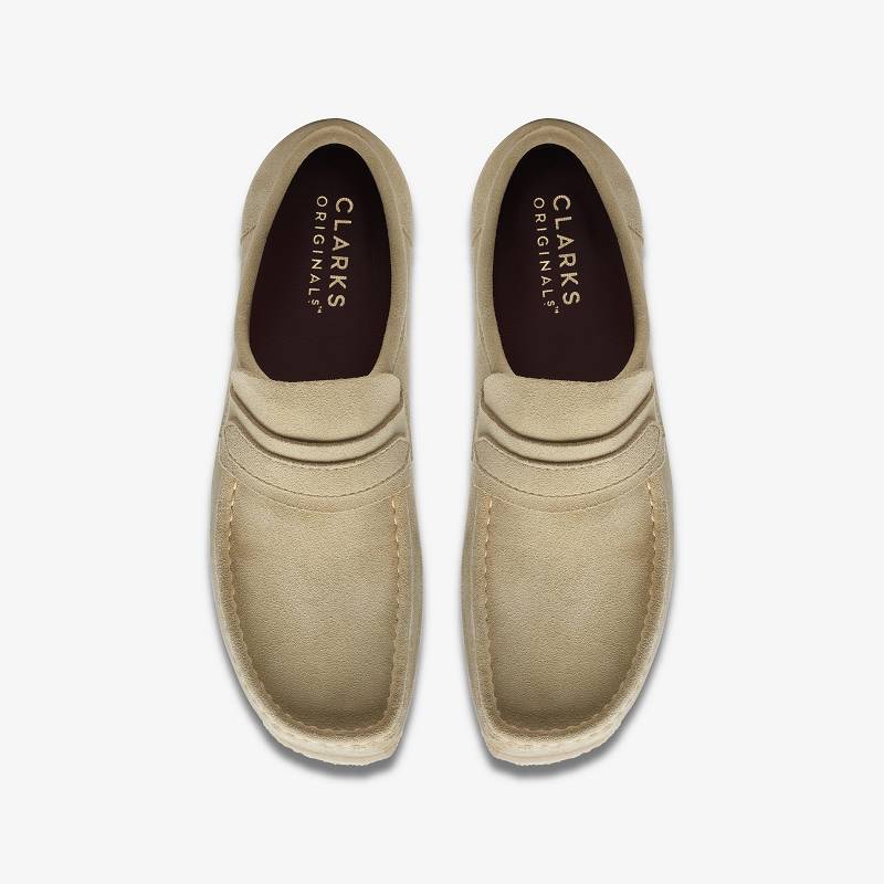 クラークス Wallabee Loafer ベージュ | CLKS-84299