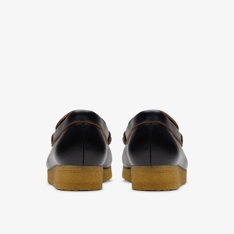 クラークス Wallabee Loafer 黒 | CLKS-85403