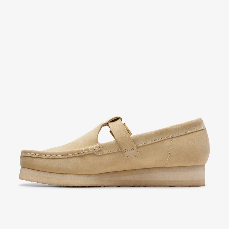 クラークス Wallabee T-Bar ベージュ | CLKS-85414