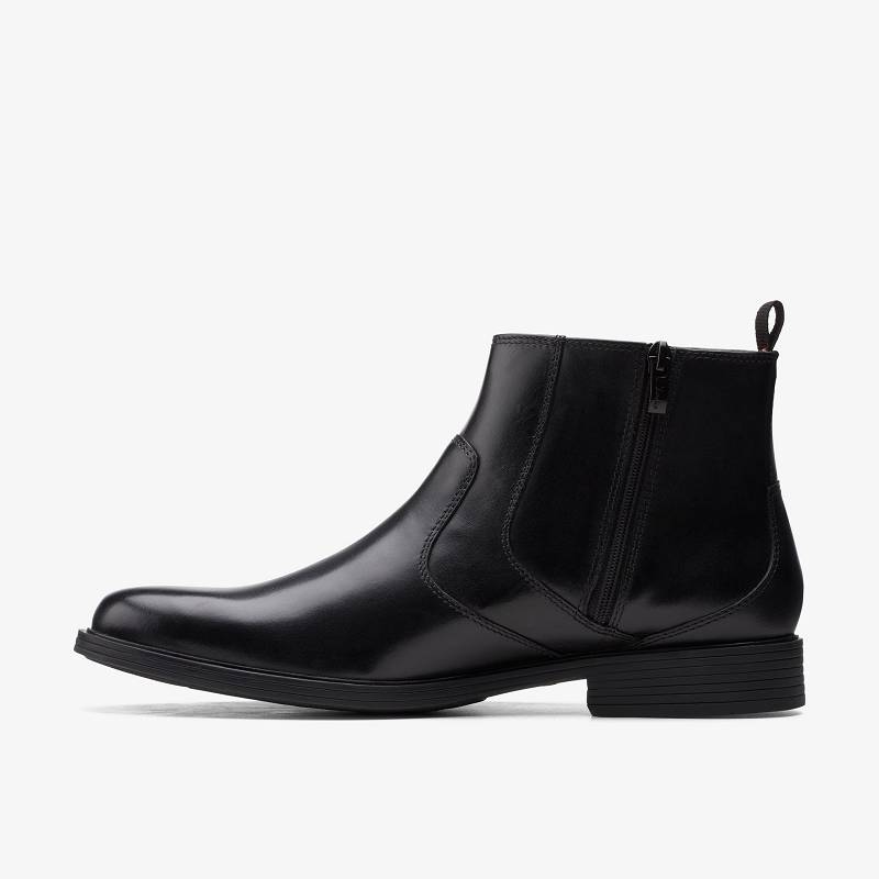 クラークス Whiddon Zip 黒 | CLKS-84413