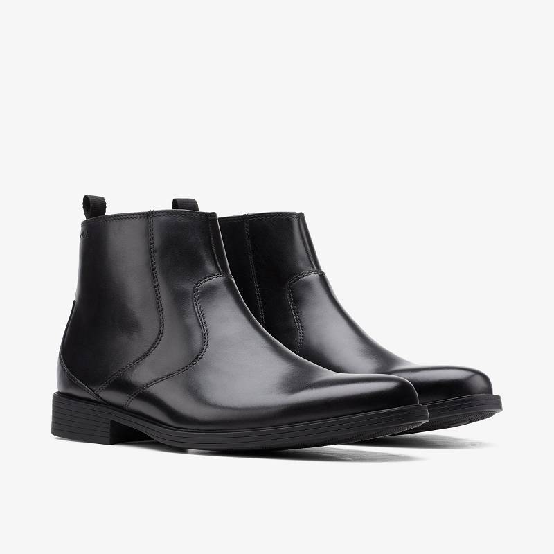 クラークス Whiddon Zip 黒 | CLKS-84413
