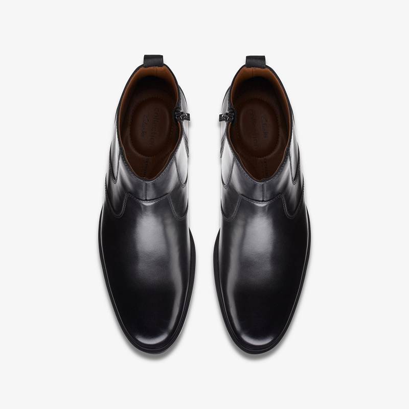 クラークス Whiddon Zip 黒 | CLKS-84413